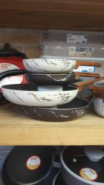 سرویس قابلمه ۱۲ پارچه ANC طرح سنگ و قابلمه های تک - Image 4