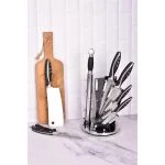 سرویس چاقو آشپزخانه 9 پارچه برند MGS - Image 3