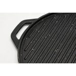 تابه گریل چدن گرد کوچک بدون چوب یونیک - Image 4