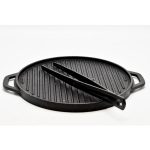 تابه گریل چدن گرد کوچک بدون چوب یونیک - Image 5