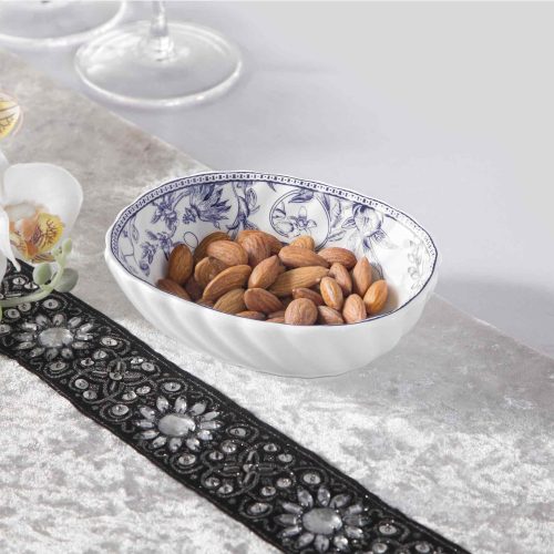 701102-1 ست 6 عددی پیاله بیضی گلدکیش طرح لوتوس - تصویر 1