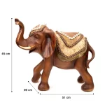 مجسمه دکوری فیل گلدکیش - Image 7