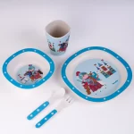 ست ظرف کودک پنج تیکه کودک بامبو کد 50443 - Image 3