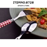 سرویس قاشق و چنگال 6 نفره برند C&S مدل شطرنجی - Image 4