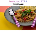 سرویس قاشق و چنگال 6 نفره برند C&S مدل شطرنجی - Image 2