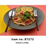 سرویس قاشق و چنگال 6 نفره برند C&S مدل پیرامید - Image 9