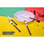 سرویس قاشق و چنگال 6 نفره برند C&S مدل پیرامید - Image 10