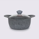 سرویس 12 پارچه دایکستی مدل آدانا درب پیرکس سنگی - Image 7