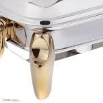 سوفله طلایی کوچک مستطیل مدل OW-3103G - Image 6