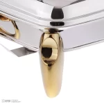 سوفله دوقلو مستطیل طلایی مدل OW-3104G - Image 7