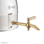 کتری استیل قوری چینی یراق طلایی مدل MGS - k41017 - Image 5