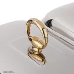 سوفله دوقلو مستطیل طلایی مدل OW-3104G - Image 4