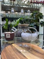 قوری پیرکس درب بامبو - Image 11