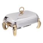 سوفله طلایی کوچک مستطیل مدل OW-3103G