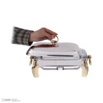 سوفله طلایی کوچک مستطیل مدل OW-3103G - Image 4