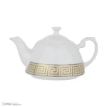 کتری استیل دو قوری یراق طلایی مدل MGS - k41012 - Image 5