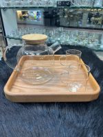 سینی مربع کف بلوط چوب راش تیره و روشن نامارا