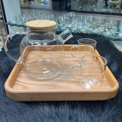 سینی مربع کف بلوط چوب راش تیره و روشن نامارا