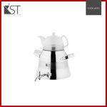 کتری قوری شیردار هرمی دسته دو تکه برند KST کد 4070