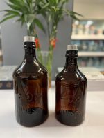 بطری های پراگ قهوه ای با درب استیل دنیز - Image 2