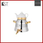 کتری قوری شیردار هرمی دسته دو تکه برند KST کد 4070 - Image 2