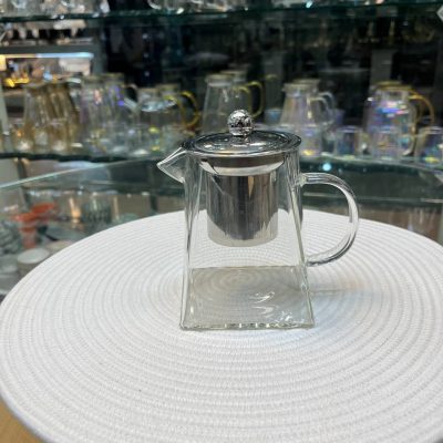 قوری پیرکس کف مربع