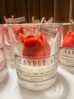 شمع لیوانی گل لاله