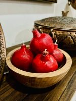 شمع ظرف میوه چوبی - Image 2