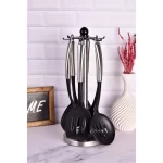 سرویس کفگیر و ملاقه 6 پارچه یونیک همراه استند