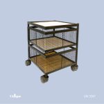 سبد سیب زمینی و پیاز توری مربع یونیک