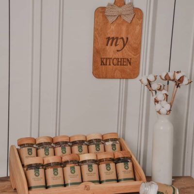جاادویه 12 پارچه 2 طبقه گلس