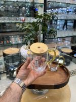 لیوان اسموتی دسته عسلی Deli - Image 2