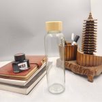 بطری آب درب بامبو