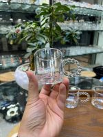 ست 6 عددی شات شفاف ساده دسته مراریدی - Image 4