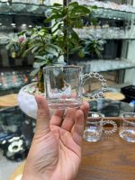 ست 6 عددی شات شفاف ساده دسته مراریدی - Image 2