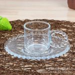 ست 6 عددی شات شفاف ساده دسته مراریدی