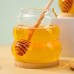 ظرف عسل دو طبقه  درب و زیره بامبو - Image 3