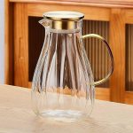 ست پارچ و 6 ليوان پیرکس طرح لوزی - Image 3