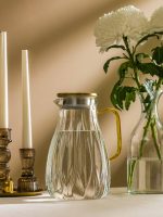 ست پارچ و 6 ليوان پیرکس طرح لوزی - Image 2