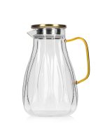 ست پارچ و 6 ليوان پیرکس طرح لوزی - Image 5