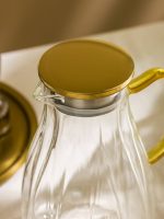 ست پارچ و 6 ليوان پیرکس طرح لوزی - Image 7