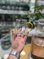 ست پارچ و 6 ليوان پیرکس طرح لوزی - Image 4