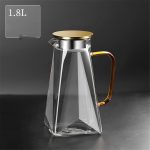 ست پارچ و 6 ليوان پیرکس طرح چند بعدی کف مربع - Image 6