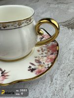 ست چایخوری چینی گلدار (گل درشت) پلاریس - Image 3