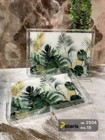 ست سینی اکرولیک 2 سایز پلاریس - Image 5