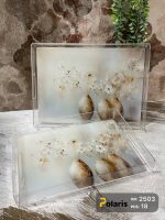 ست سینی اکرولیک 2 سایز پلاریس - Image 6