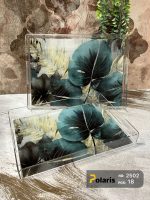 ست سینی اکرولیک 2 سایز پلاریس - Image 7