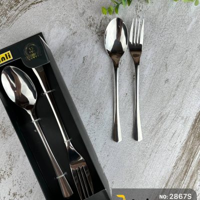 سرویس قاشق چنگال استیل سیلور پلاریس
