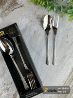 سرویس قاشق چنگال استیل سیلور پلاریس