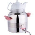 ست کتری و قوری دسته باکالیت استیل مدل ترک